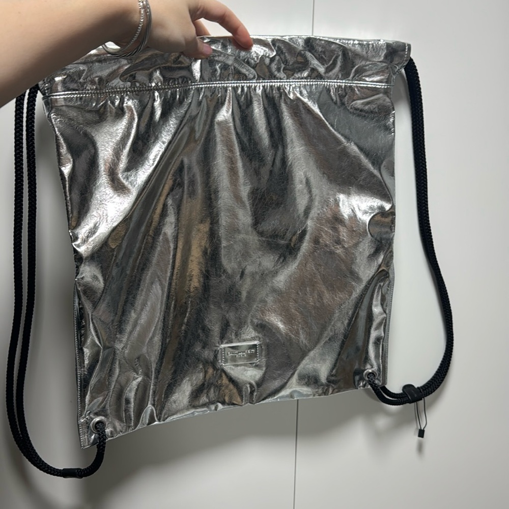 firm -Authentic Saint Laurent drawstring bag- NWOT - Picture 3 of 12